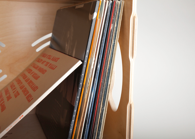 Stacking Ridges | Wax Stacks | Portable, Stackable, Record Crates